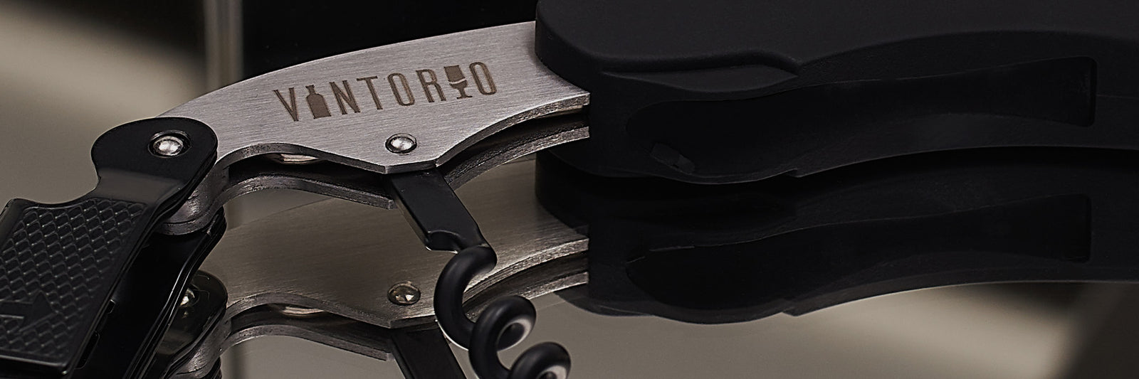 Vintorio Double-Hinged Stainless Steel Corkscrew