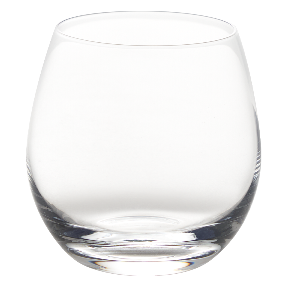 Vintorio GoodGlassware Stemless Wine Glasses (Set of 4) 15 oz - Crystal Clear Clarity, Classic Bowl Design Perfect for Red and White Wines 