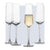 GoodGlassware Champagne Flutes (Set Of 4) 8.5 oz – Tall, Long Stem, Crystal Clear, Classic, and Seamless Tower Design - Dishwasher Safe, Quality Sparkling Wine Stemware…