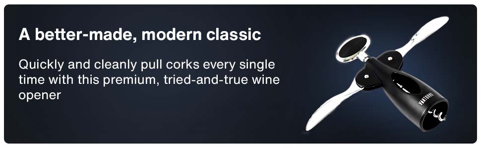 Vintorio Easy Wing Corkscrew - A better-made, modern classic