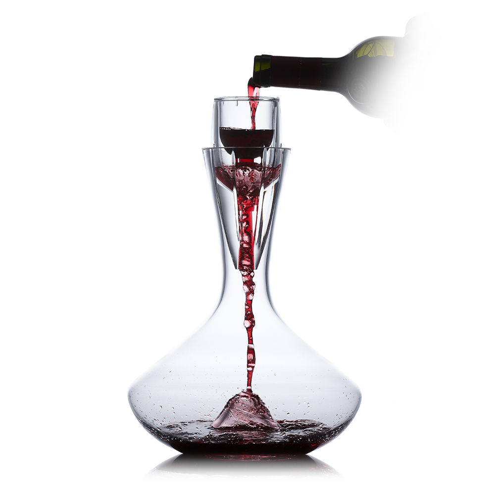 Vintorio Omni Wine Aerator with Stand and Gift Travel Pouch