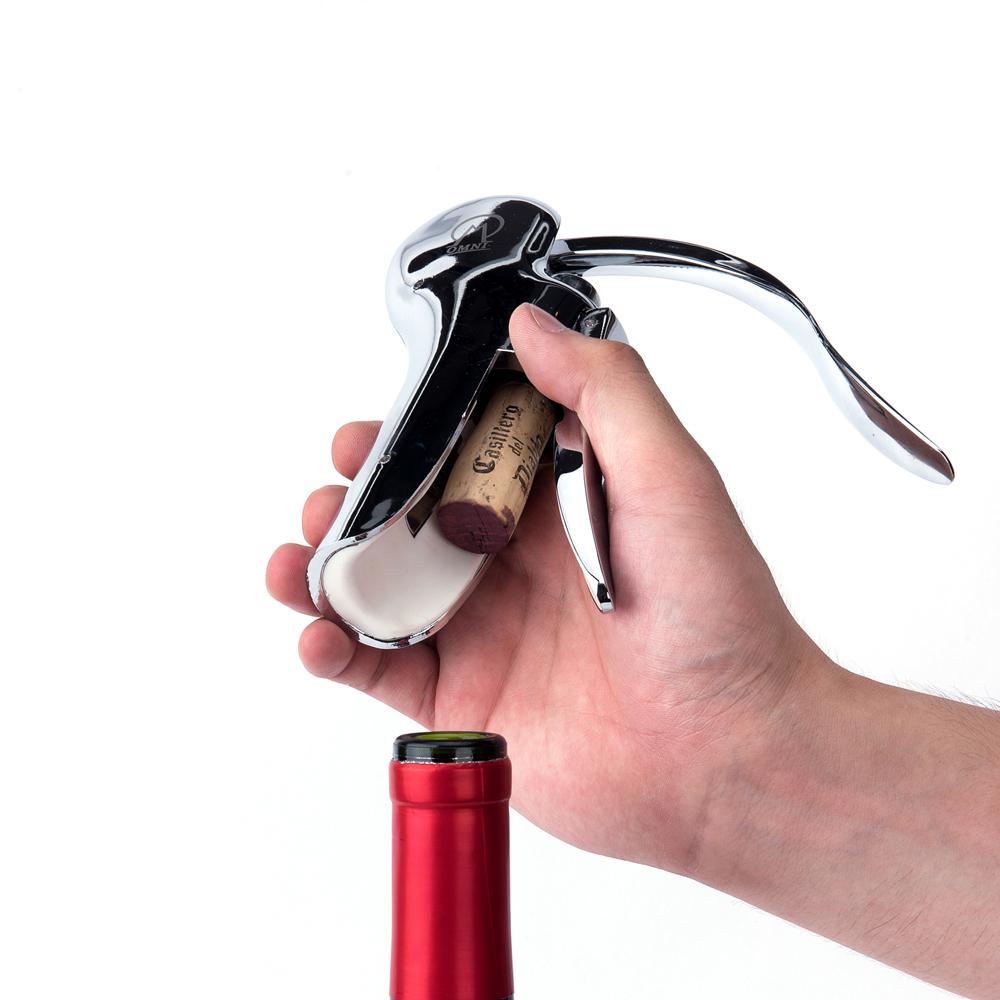 Omni Screw-Pull Lever Wine Bottle Opener - Vintorio