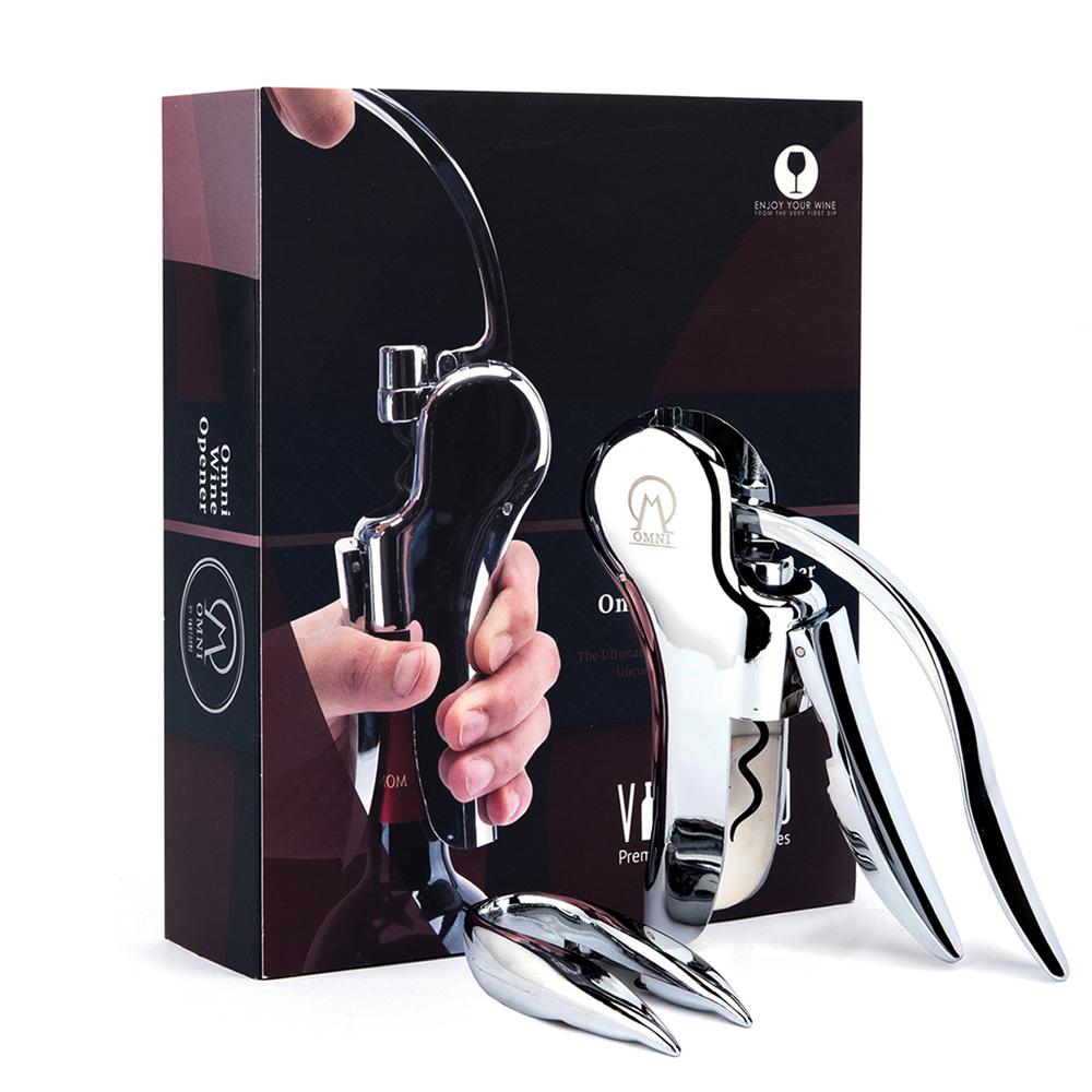 Omni Screw-Pull Lever Wine Bottle Opener - Vintorio