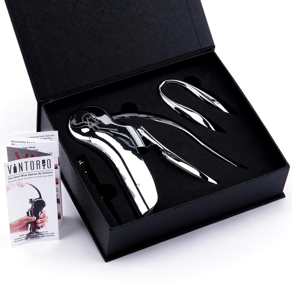Omni Screw-Pull Lever Wine Bottle Opener - Vintorio
