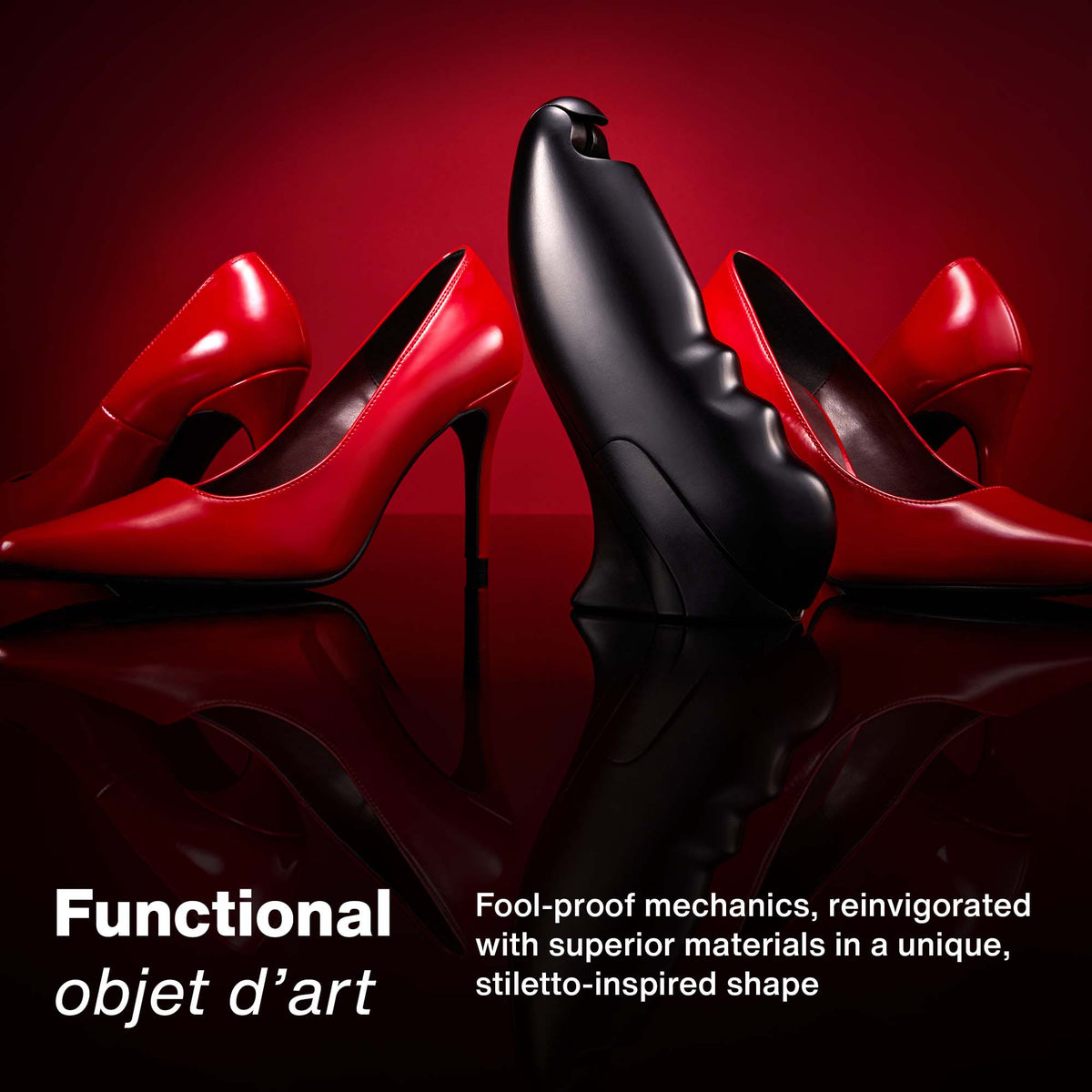 Stiletto Wine Opener Steel Vertical Lever Corkscrew