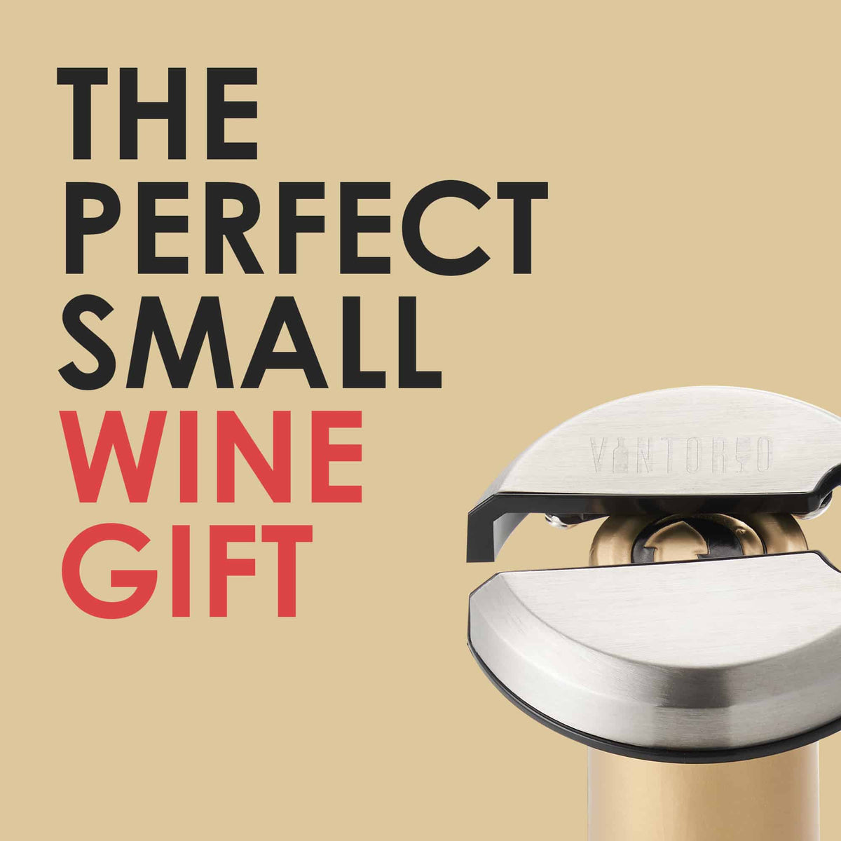 Vintorio Wine Seal Cutter - Cut Through Tough Wine Foils with Ease - Metal Plated Body, Sharp Blades…