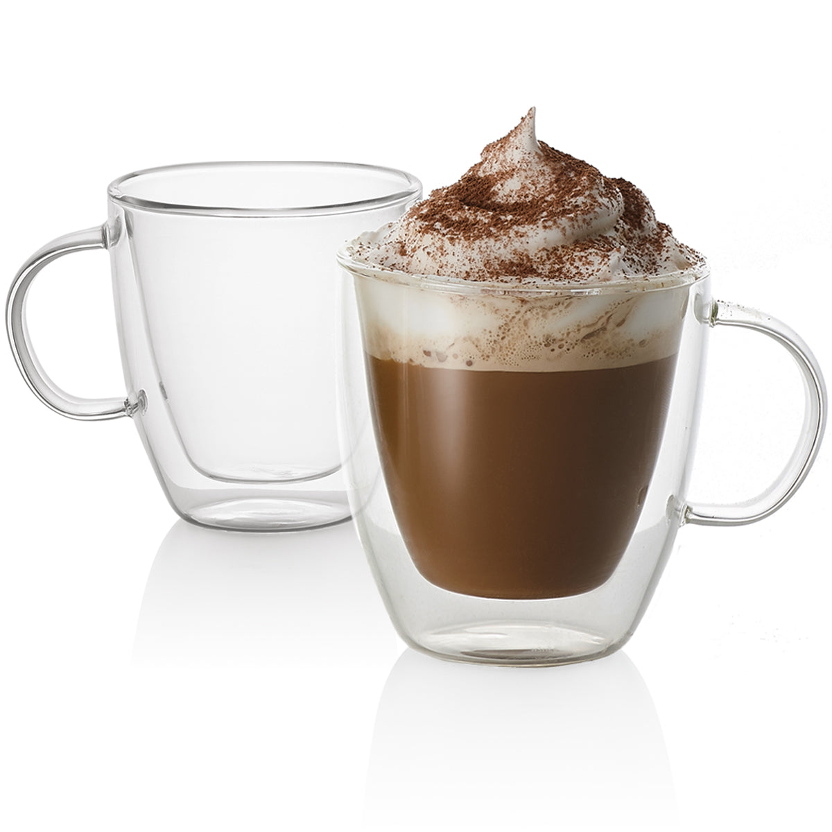 GoodGlassware Double Wall Espresso Mugs (Set of 2) 5.4 oz