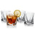 Vintorio Swirl Whiskey Glasses (Set of 4) - Unique, Curved Twist Design Liquor Glasses for the Bar